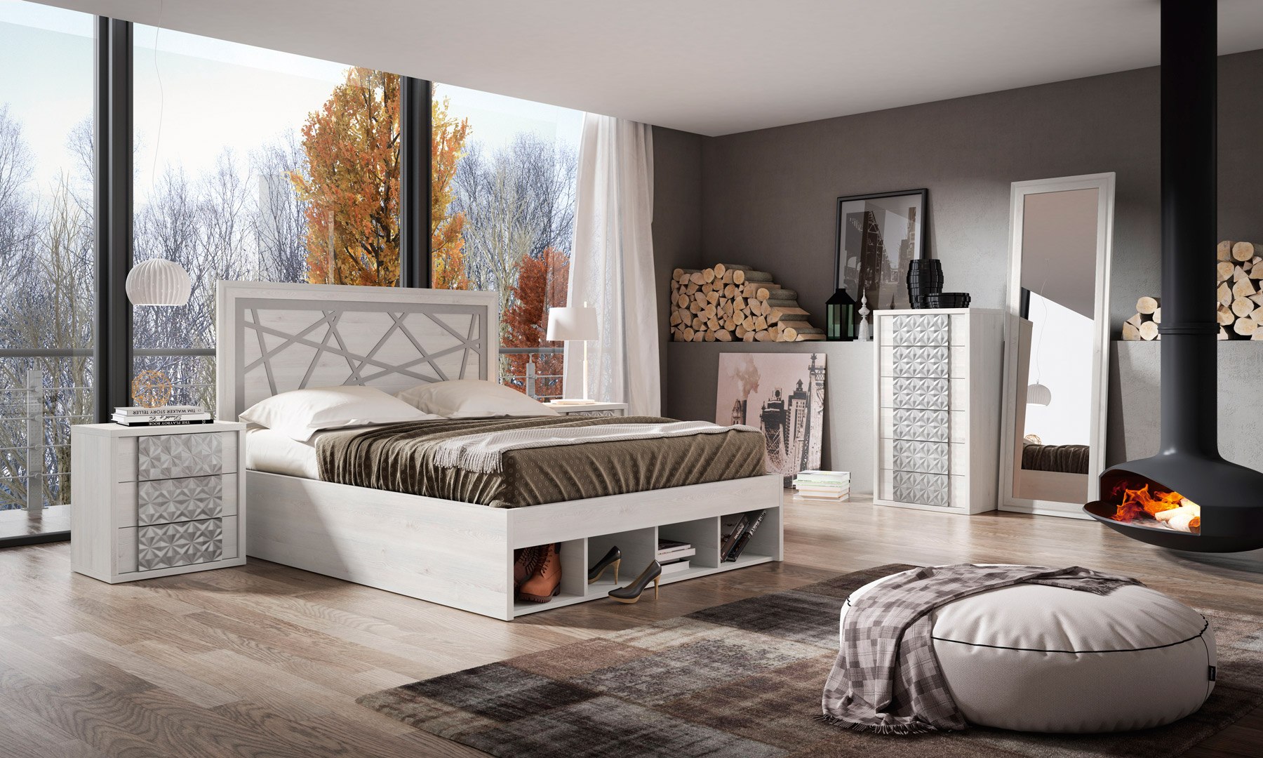 DORMITORIOS MODERNOS - Unión Fabricantes de Tresillos