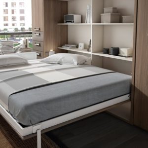 Armario-cama detalle abierto