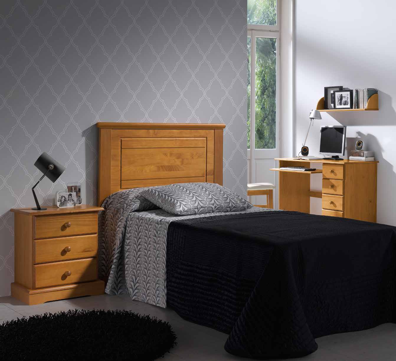 DORMITORIO RÚSTICO-PROVENZAL - Unión Fabricantes de Tresillos